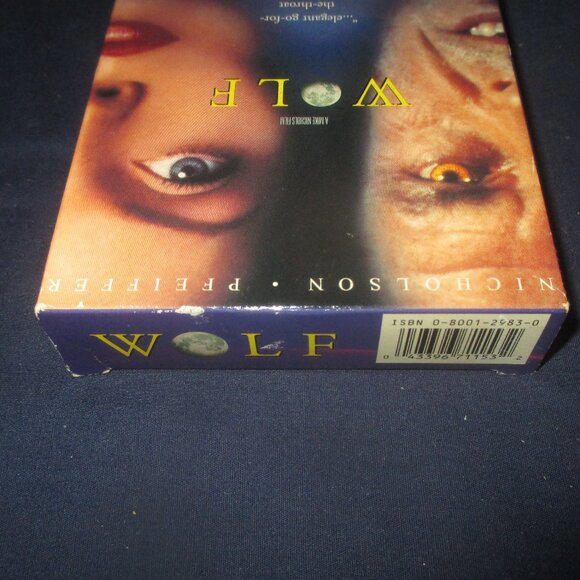 Wolf (VHS, 1994) Jack Nicholson Michelle Pfeiffer Horror Movie - Picture 6 of 6